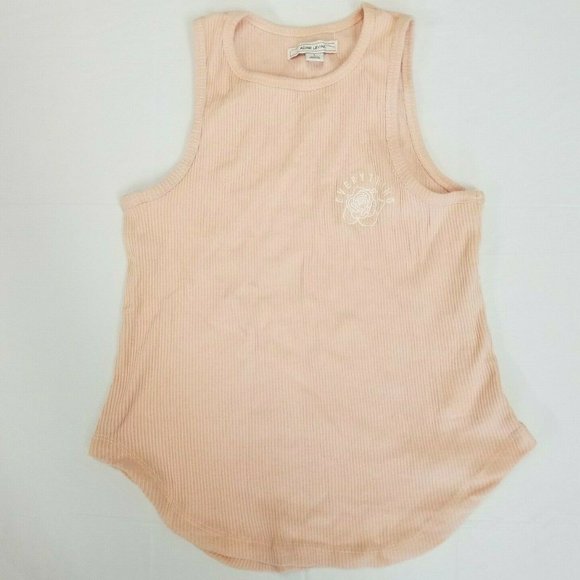 adam levine tank to size large ribbed salmon pink nwot - Picture 1 of 8
